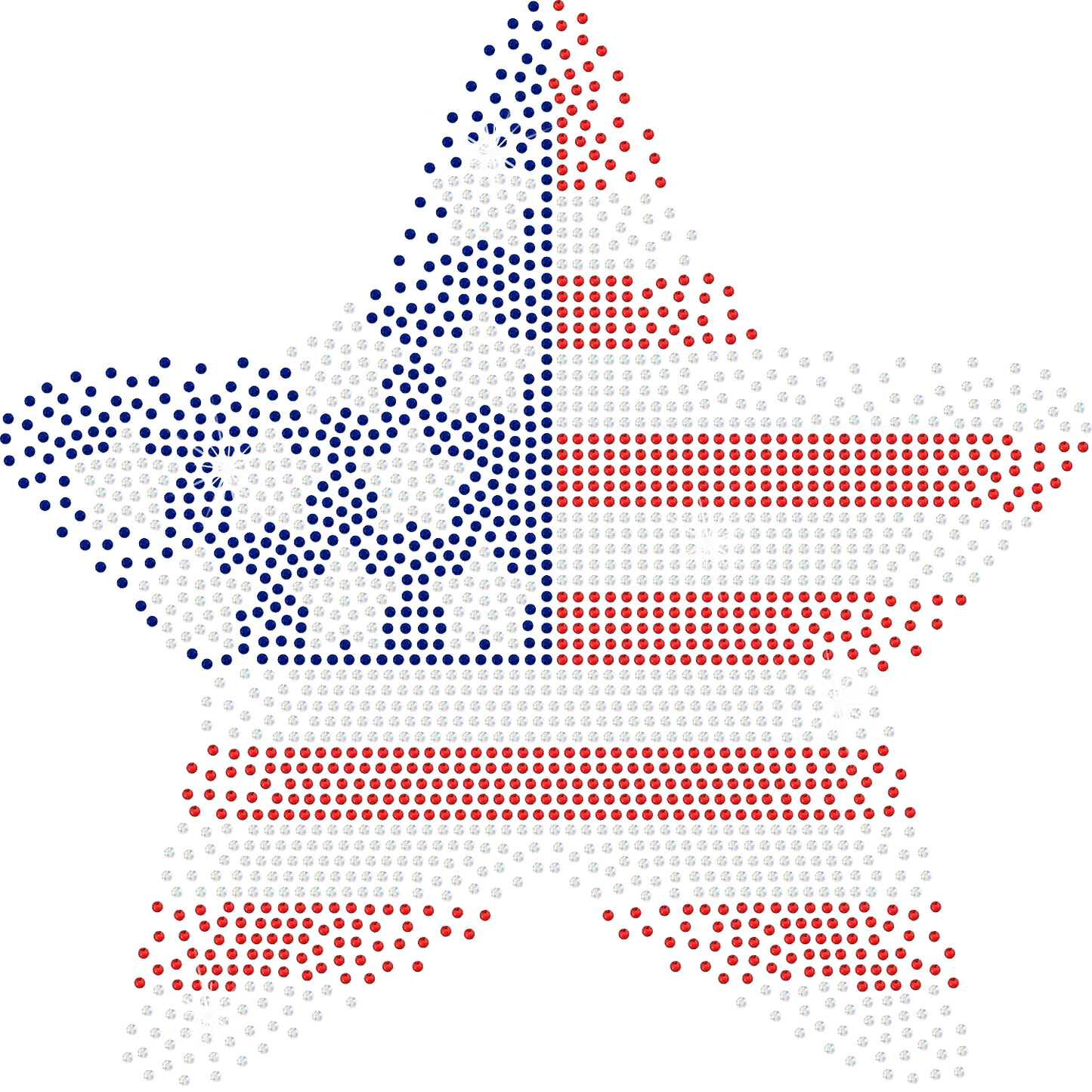 Flag star - YOUTH sizes available!