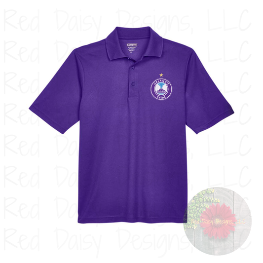Orlando Pride Dry Fit Performance Polo Shirt