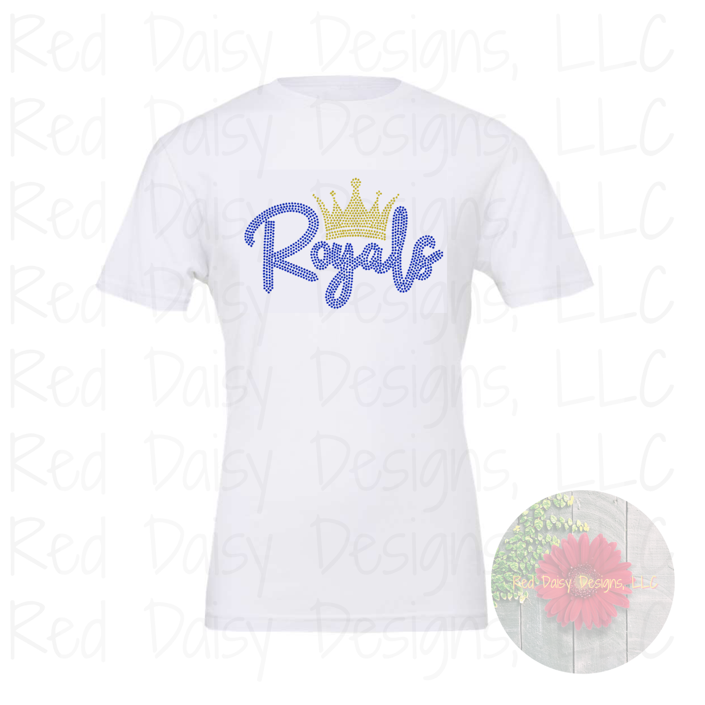 YOUTH SIZE Spangle Royals with crown