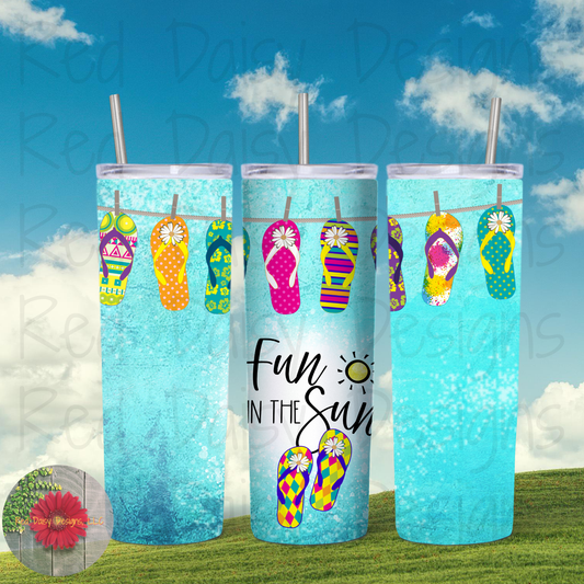FUN IN THE SUN 20oz tumbler