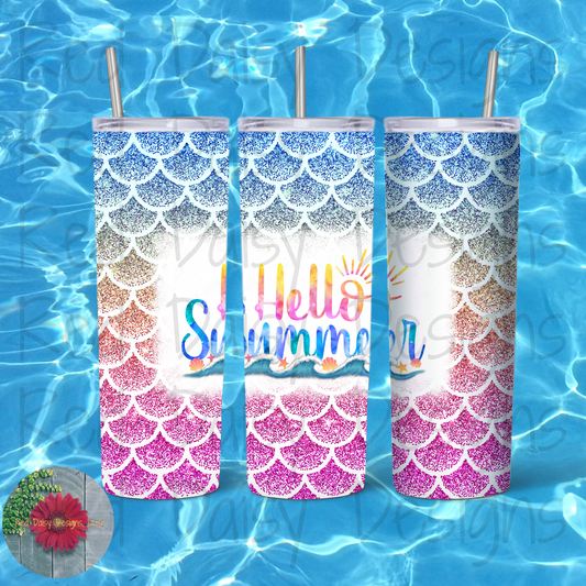 HELLO SUMMER 20oz tumbler