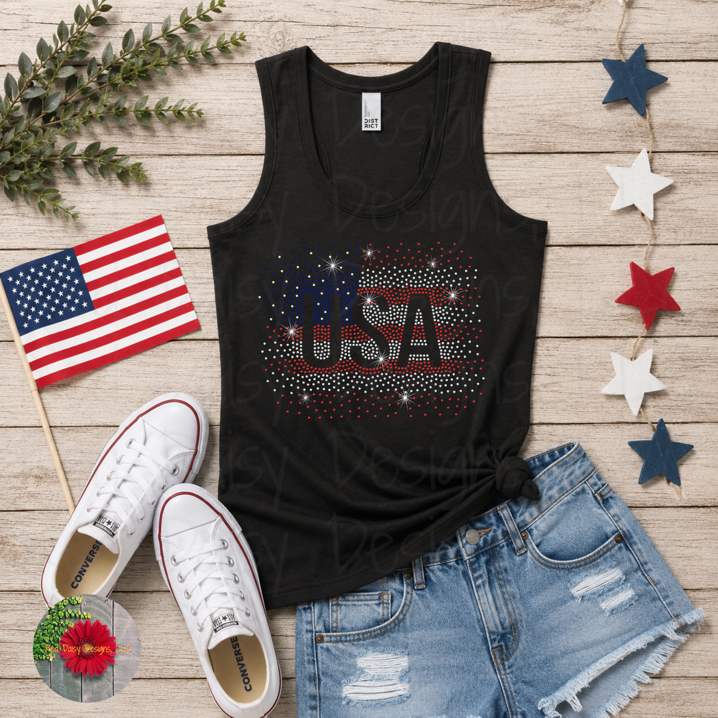USA scatter flag