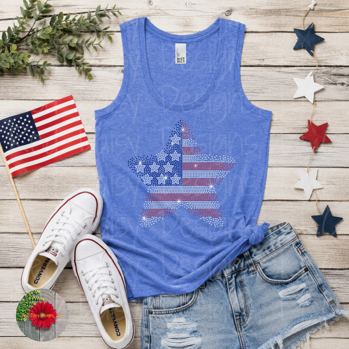 Flag star - YOUTH sizes available!