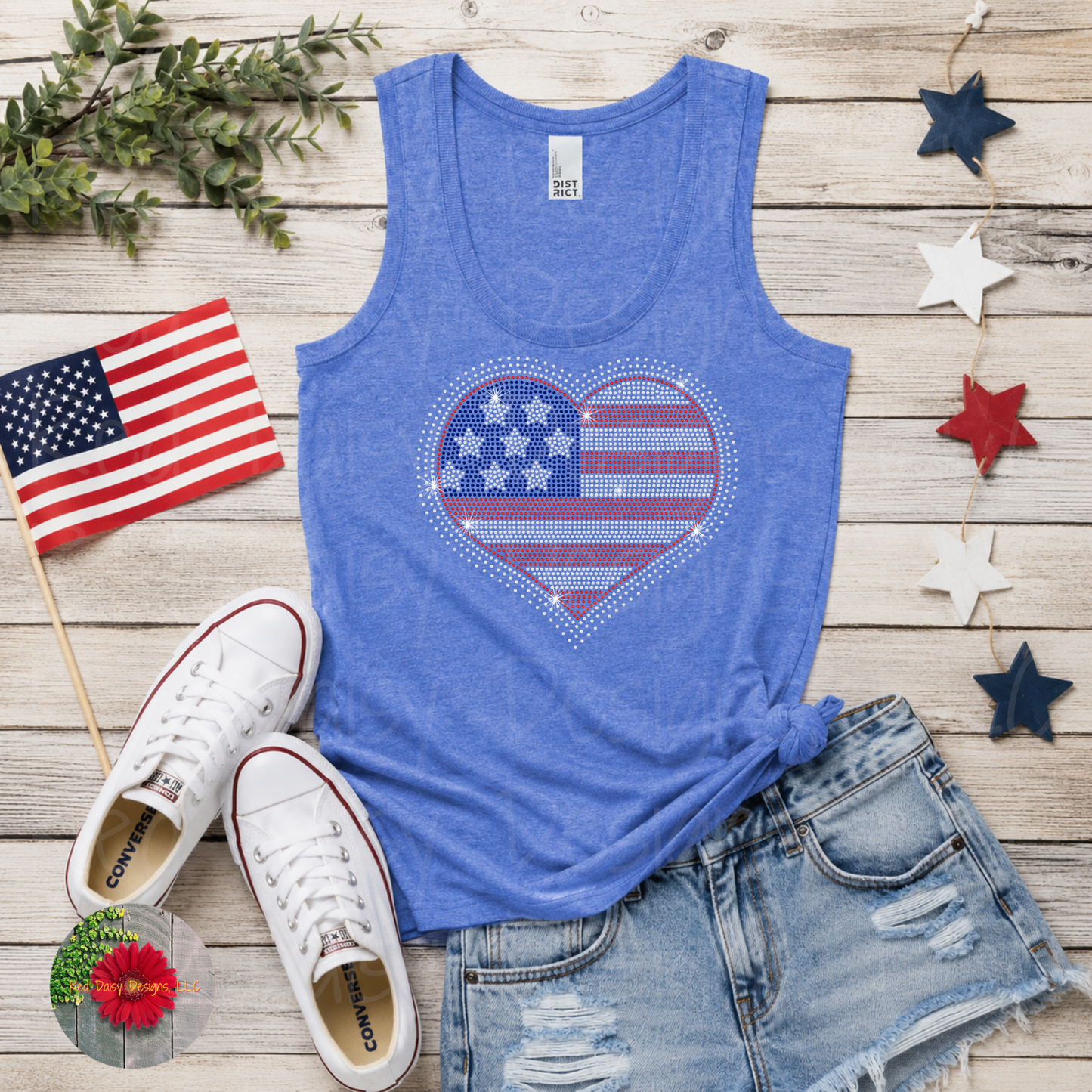 Flag heart - YOUTH sizes available!