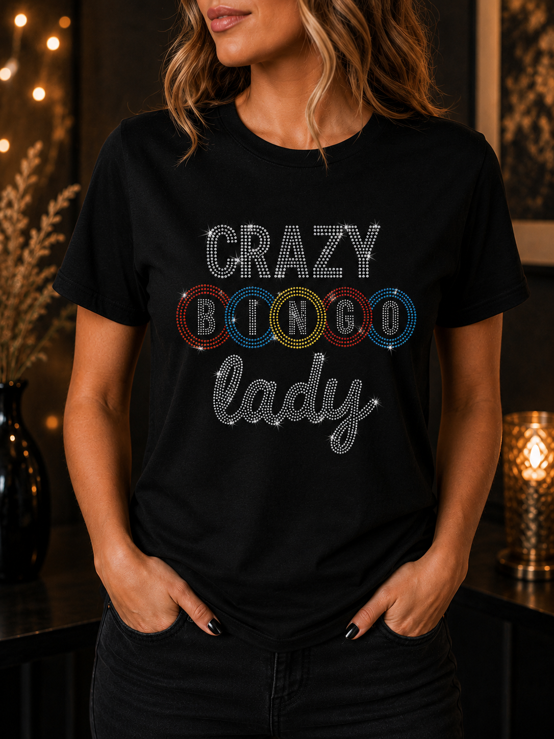 Bingo Rhinestone Shirt Collection - Click to see available options!