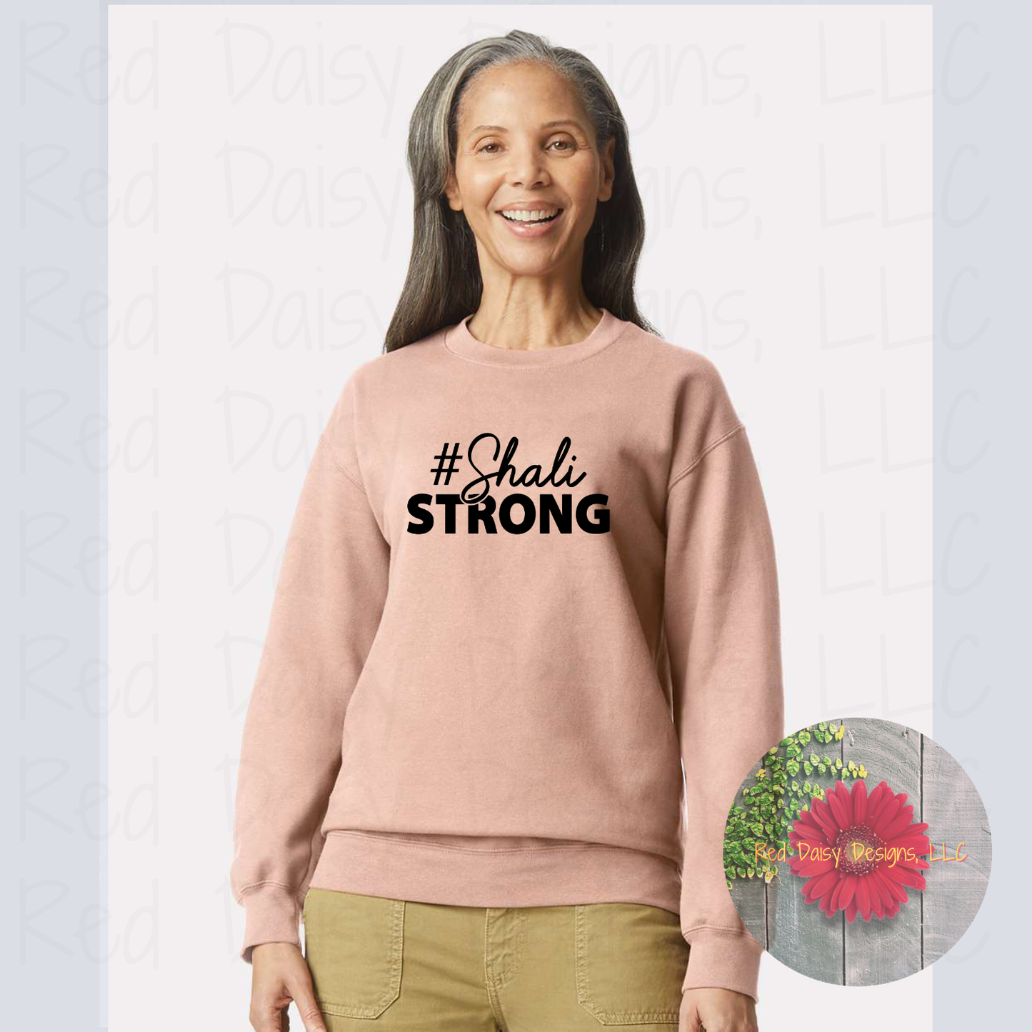 #ShaliSTRONG Crewneck sweatshirt
