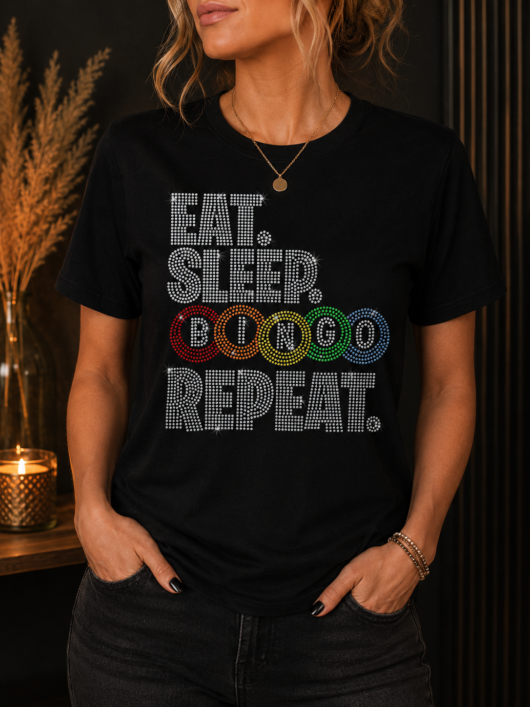 Bingo Rhinestone Shirt Collection - Click to see available options!