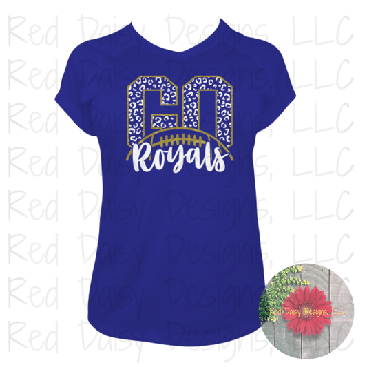Royals with leopard print
