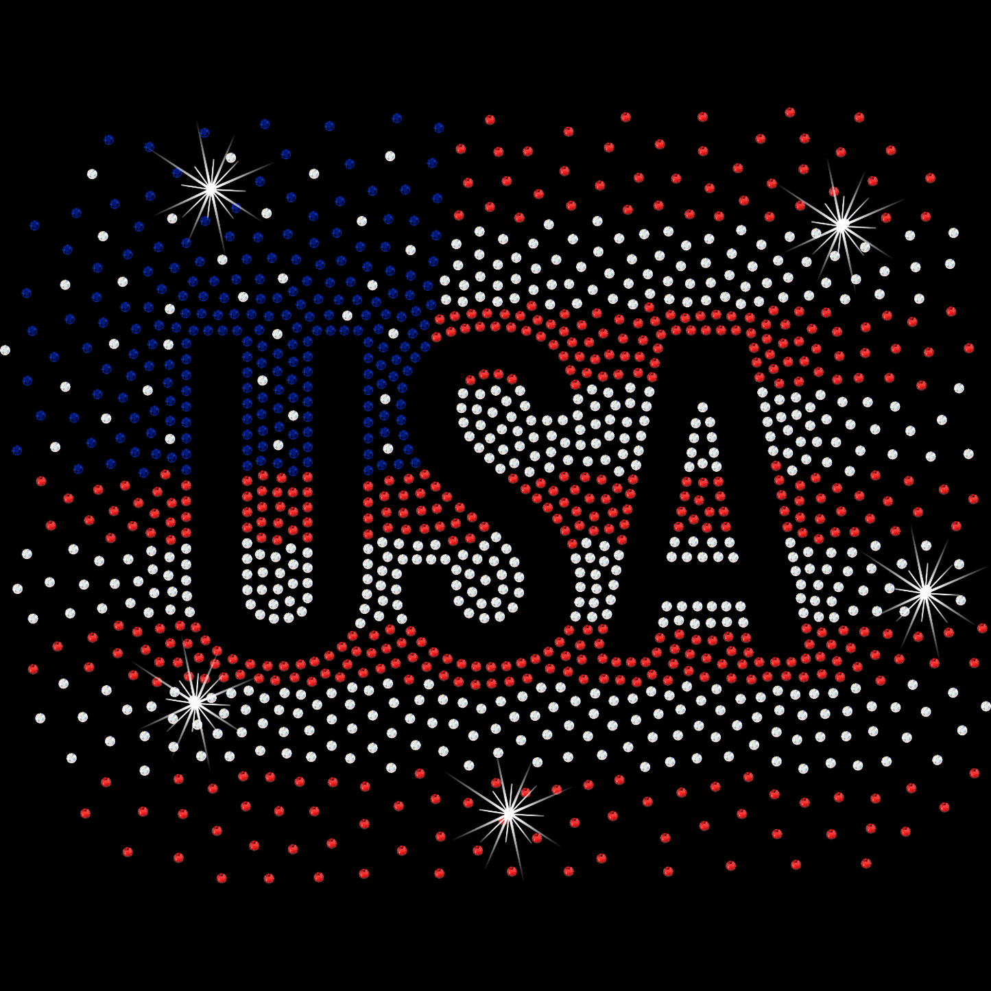 USA scatter flag