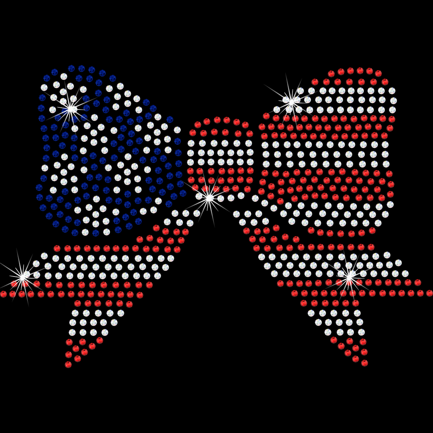 Flag bow- YOUTH sizes only!