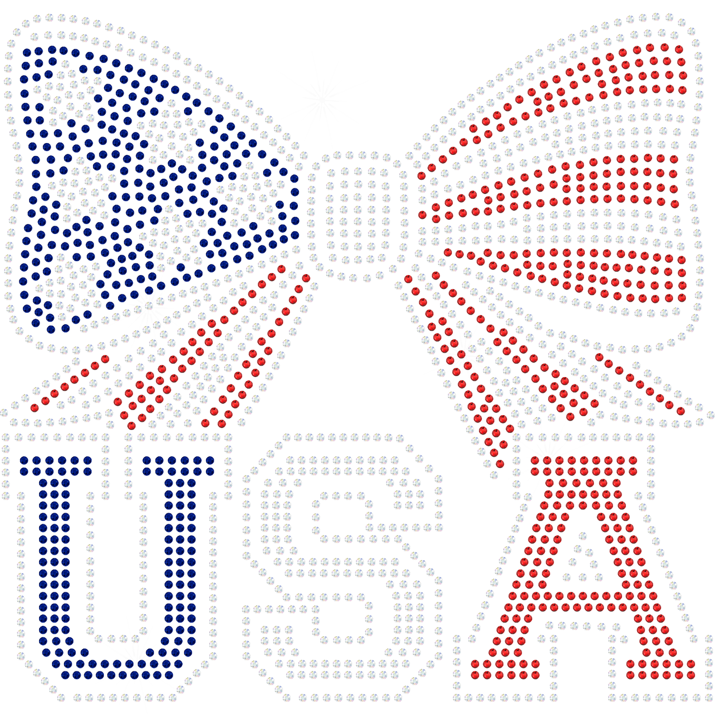 USA with bow - YOUTH sizes available!
