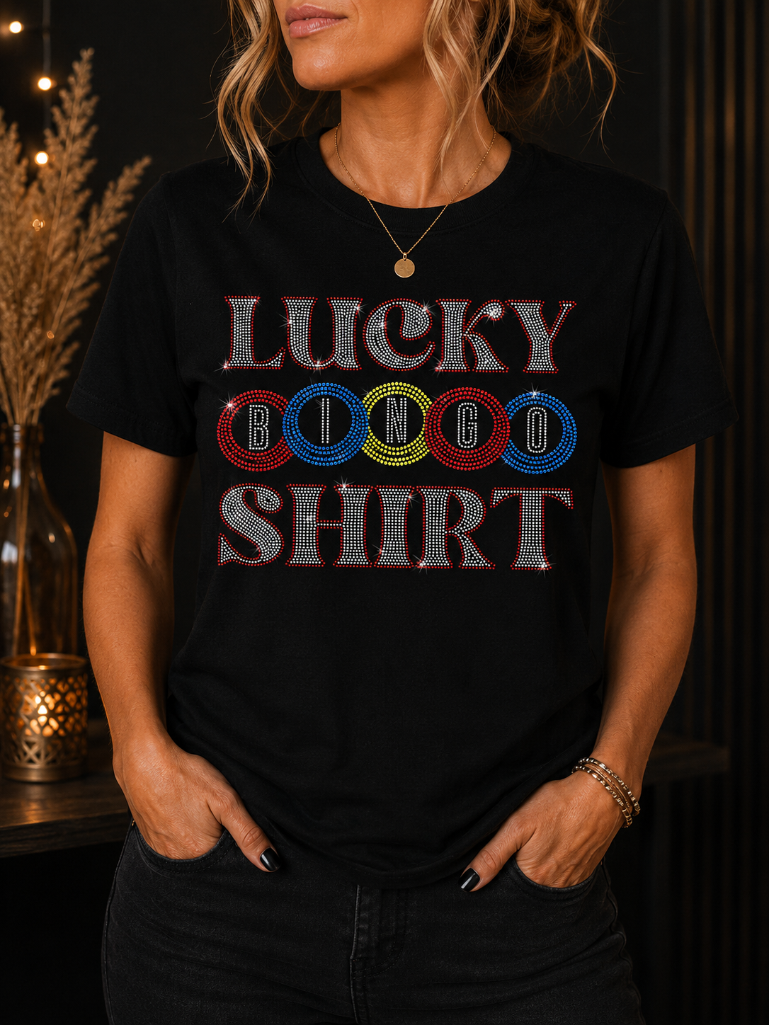 Bingo Rhinestone Shirt Collection - Click to see available options!