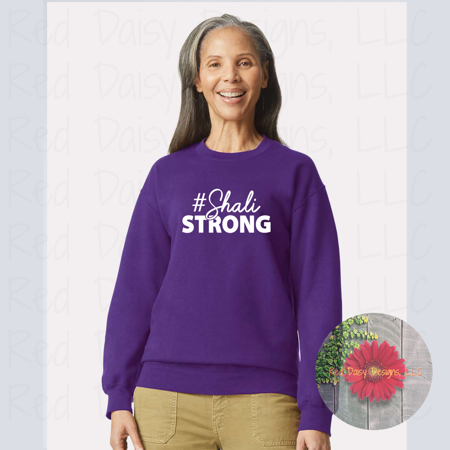 #ShaliSTRONG Crewneck sweatshirt