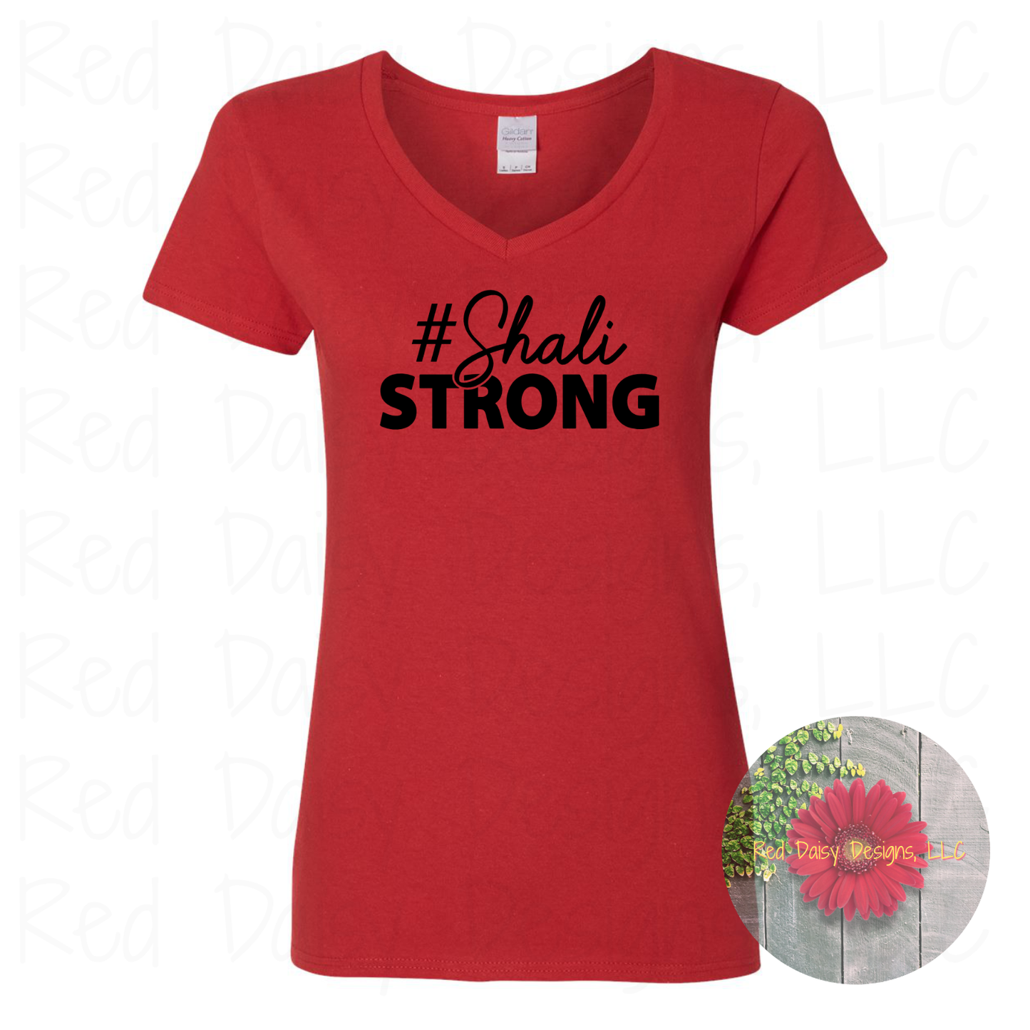 #ShaliSTRONG Women's V-Neck
