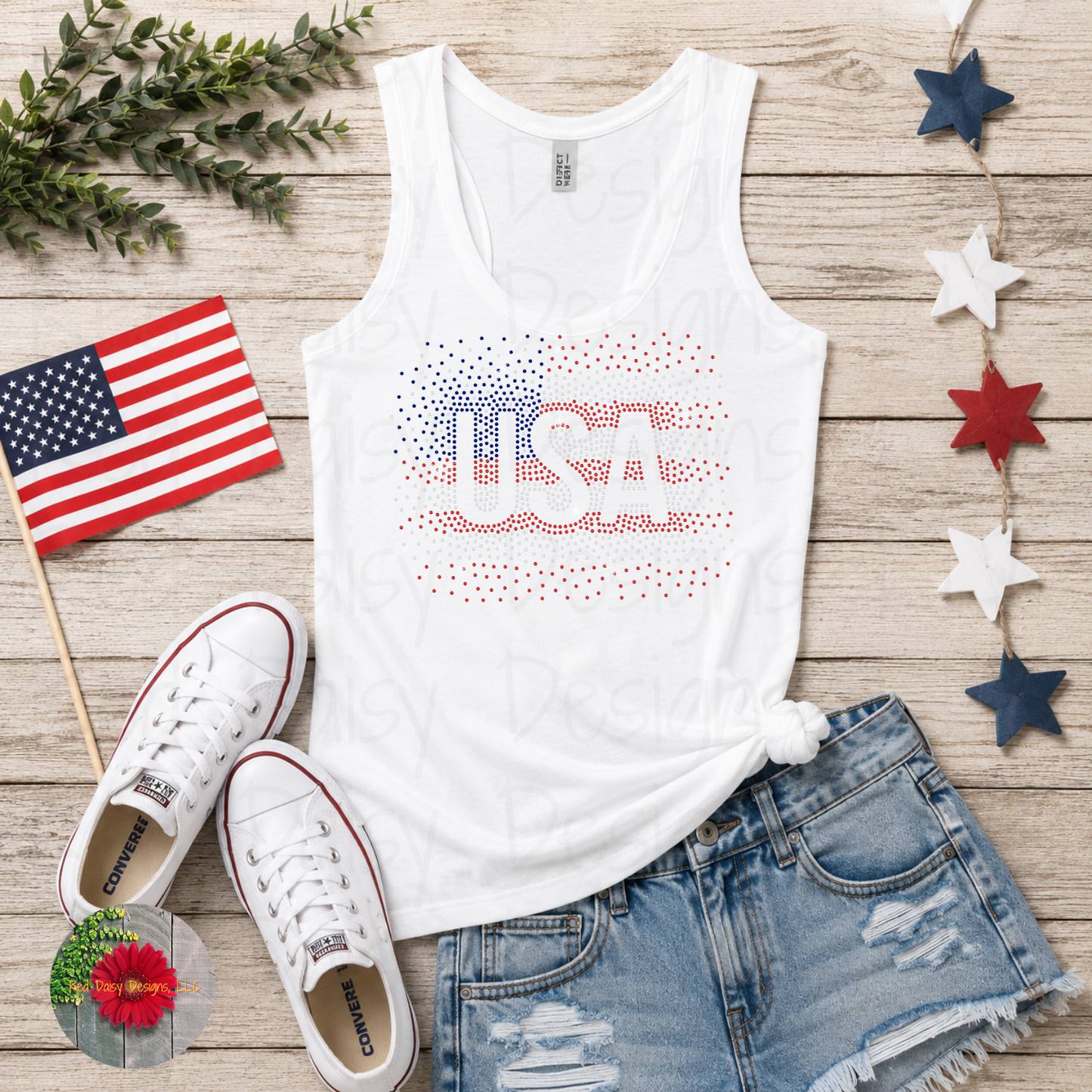 USA scatter flag